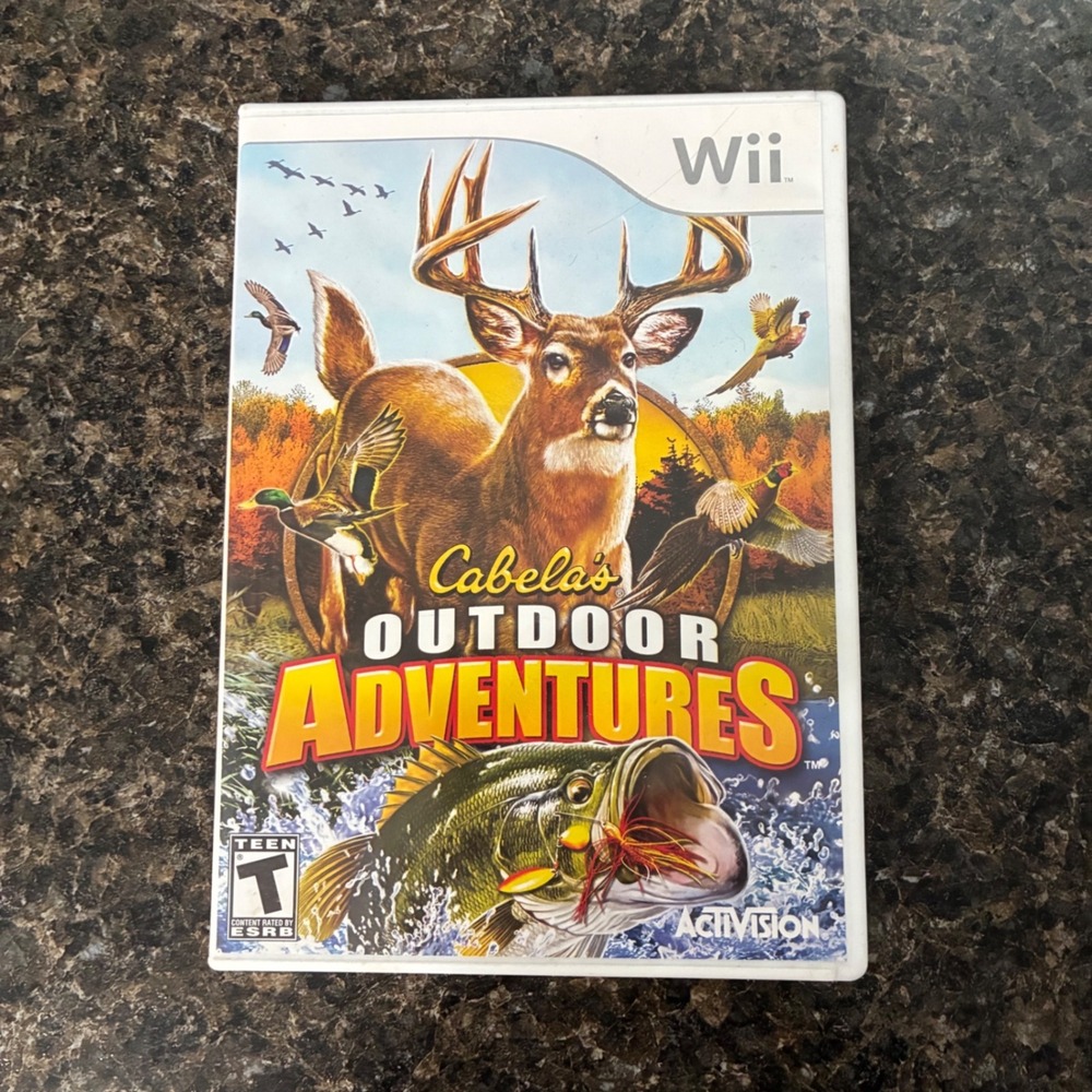 Cabelas Outdoor Adventures Nintendo Wii Game CIB Activision RVL-P-R9VE